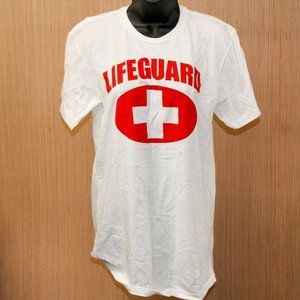 Lifeguard | White Lifeguarding Unisex Uniform Costume T-Shirt for Men Women- S